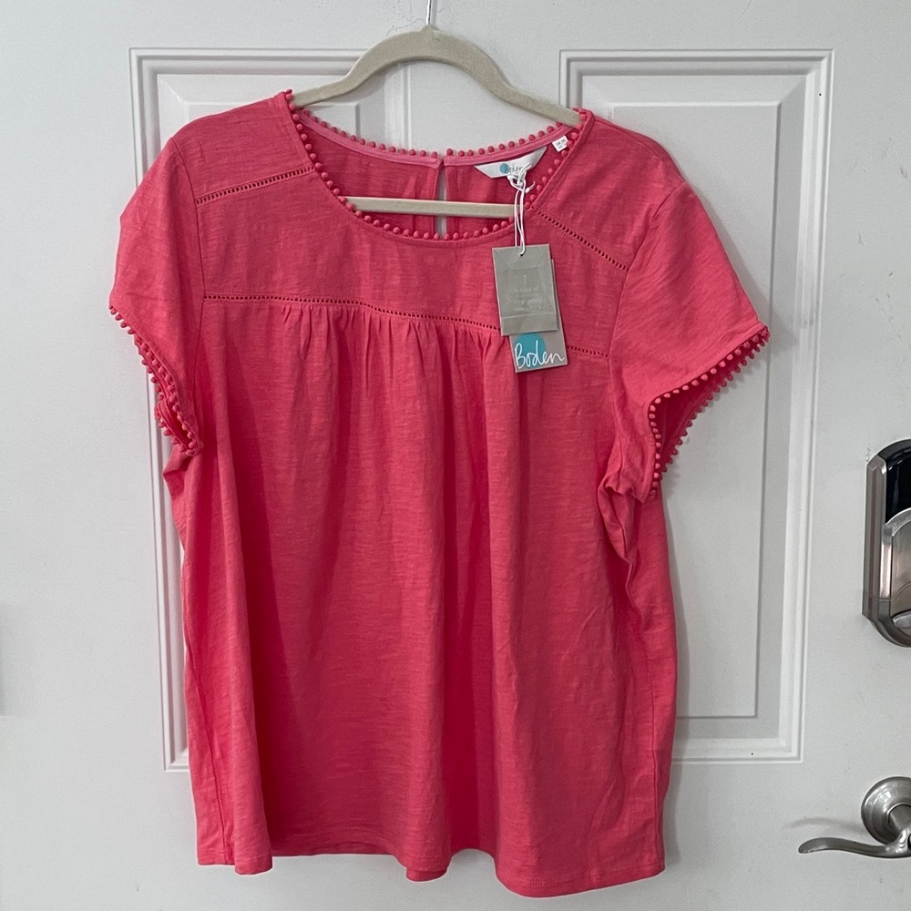 BODEN cotton knit top.